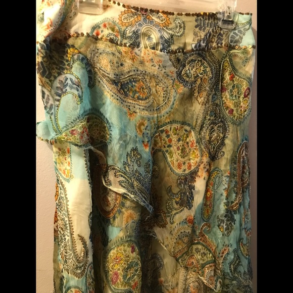 Derhy Sequinned midi Skirt Condition like New - Picture 3 of 14